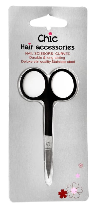 NAIL SCISSORS -CURVED Durable & long-lasting Deluxe stin quality Stainless steel HA035 NAIL SCISSORS -CURVED Durable & long-lasting Deluxe stin quality Stainless steel HA035